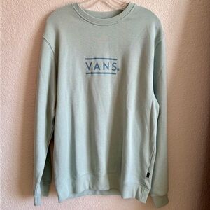 🆕 Vans Gray Mist Crewneck Sweater Soft Fleece Relaxed Fit